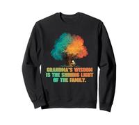 Grandmas wisdom is the shining light of the family Sweatshirt