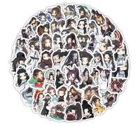 Grandmaster of Demonic Cultivation Stickers Mo Dao Zu Shi Characters Wei Wuxian Lan Wangji Figure PVC Waterproof Graffiti Stickers for Laptop Skateboard Phone Guitar Bike Notebook DIY Dekoration