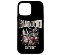 Grandmother Est 2027 New Baby Pregnancy Reveal Grandma Case for iPhone 13 Pro Max