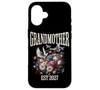 Grandmother Est 2027 New Baby Pregnancy Reveal Grandma Case for iPhone 16