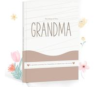 Grandmother, I Want To Hear Your Story - The Stories and Memories of Grandmother's Life - A Guided Story Journal To Share Her Life & Love - Meaningful Gift for Grandmother Birthday Christmas（Beige）