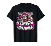 Grandmother They Call Me GG Gangster Grandma Gangsta T-Shirt