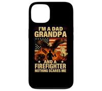 Grandpa and Firefighter Nothing Scares Me Shirt Pray Eagle Case for iPhone 13