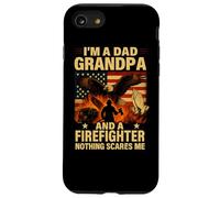 Grandpa and Firefighter Nothing Scares Me Shirt Pray Eagle Case for iPhone SE (2020) / 7 / 8
