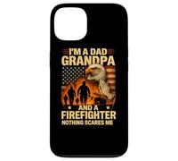 Grandpa and Firefighter Nothing Scares Me Shirt Pray Jesus Case for iPhone 13