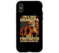Grandpa and Firefighter Nothing Scares Me Shirt Pray Jesus Case for iPhone X/XS