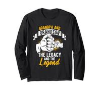 Grandpa and Grandson THE Legacy and THE Legend Long Sleeve T-Shirt