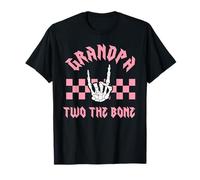 Grandpa Bad Two the Bone Birthday 2 Years Old Birthday T-Shirt