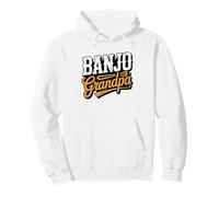 Grandpa Banjo Player Bluegrass Grandfather Picker Pullover Hoodie