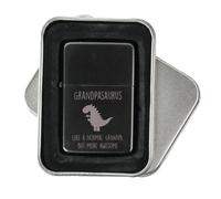 Grandpa Black Flip Lighter Grandpasaurus Like A Normal Grandpa But More Awesome 60 SECOND MAKEOVER Black One Size
