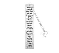 Grandpa Bookmark to My Grandpa Gifts Grandad Gifts for Christmas Birthday Thanksgiving Day Father's Day Present Gifts for Grandpa from Granddaughter Grandson