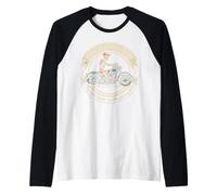 Grandpa Classic Motorcycle Skeleton Biker Raglan Baseball Tee
