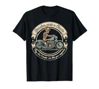 Grandpa Classic Motorcycle Skeleton Biker T-Shirt