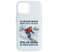 Grandpa Dad Still Go Skiing In Their Seventies Old Men Skier Case for iPhone 14
