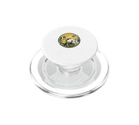 Grandpa Disc Golf Retro Course Badge Vintage Distressed. PopSockets PopGrip for MagSafe