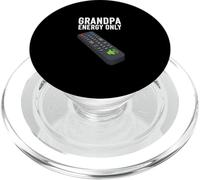 Grandpa Energy Only Remote Control Authority Humor PopSockets PopGrip for MagSafe