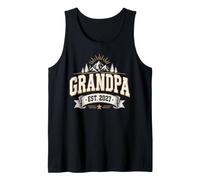 Grandpa Est. 2027 Vintage Mountain Badge Tank Top