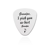 Grandpa Gifts from Grandkids Granddaughter Grandson, Grandfather Papa Grandpa Guitar Picks for Men Guitar Player Birthday Gift for Grandpa Grandfather Papa Guitar Pics for Grandpa Fathers Day Gift