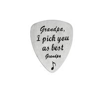 Grandpa Guitar Pick Grandad Gifts from Granddaughter Grandson Christmas Father's Day Gift For Grandpa Birthday Gifts Grandpa Plays Guitar Gift Idea