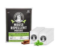 Grandpa Gus's Mouse Repellent Pouches, Natural Peppermint Oil, 16 Pouches
