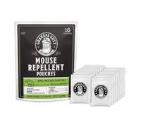 Grandpa Gus's Natural Mouse Repellent Pouches, Cinnamon/Peppermint Oils Repel Mice from Nesting in Home/Cabin/Boat/Car Storage/RV/Machinery/Shed (16 Pouches)