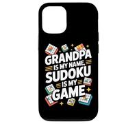 Grandpa Is My Name Sudoku Is My Game Case for iPhone 12/12 Pro