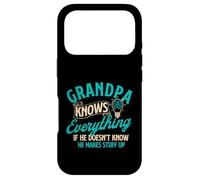 Grandpa Knows Everything If He Doesn't Know - Grandfather Case for iPhone 17 Pro