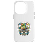 Grandpa Level Unlocked Funny Family Celebration Art Case for iPhone 14 Pro
