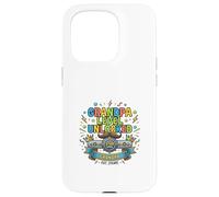 Grandpa Level Unlocked Funny Family Celebration Art Case for iPhone 15 Pro