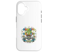 Grandpa Level Unlocked Funny Family Celebration Art Case for iPhone 16