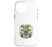 Grandpa Level Unlocked Funny Family Celebration Art Case for iPhone 16 Pro Max