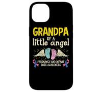 Grandpa Of A Little Angel Infant Loss Awareness Miscarriage Case for iPhone 14 Plus