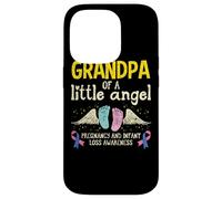 Grandpa Of A Little Angel Infant Loss Awareness Miscarriage Case for iPhone 14 Pro