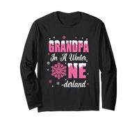 Grandpa of The Birthday Girl Winter Onederland 1St Birthday Long Sleeve T-Shirt