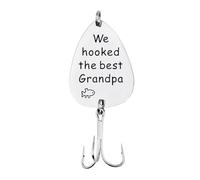 Grandpa Pawpaw Fishing Gifts for Fishermen Christmas Birthday Gifts We Hooked The Best Grandpa Fishing Lures Keychain Angler Fishermen Granddad Retirements Gift Form Grandkid Granddaughter