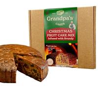 Grandpa’s Easy Fruit Cake Mix - Just Add 2 Eggs - Quick Homemade Christmas Cake - Traditional Brandy Recipe - Beginner Friendly