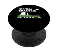 Grandpa Taught Me Now I Teach Mine Pheasant Hunting PopSockets Adhesive PopGrip