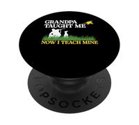Grandpa Taught Me Now I Teach Mine Pheasant Hunting PopSockets Adhesive PopGrip