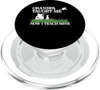Grandpa Taught Me Now I Teach Mine Pheasant Hunting PopSockets PopGrip for MagSafe