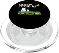 Grandpa Taught Me Now I Teach Mine Pheasant Hunting PopSockets PopGrip for MagSafe
