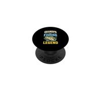 Grandpa The Fishing Legend PopSockets Adhesive PopGrip