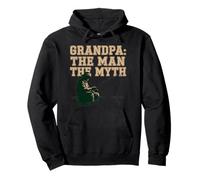 GRANDPA: THE MAN THE MYTH Fishing Legend Retirement Pullover Hoodie