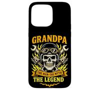 Grandpa The Man The Myth The Legend for Grandpa Motorbikes Case for iPhone 15 Pro Max