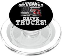 Grandpa Truck Driver PopSockets PopGrip for MagSafe