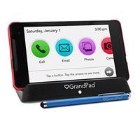 GrandPad Accessibility Tablet, 4G LTE, Bluetooth, Wireless Charger, Stylus - 1 Month Premium Service with 4G