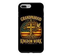Grandpahoood is Kingdom Work Christian Father's Day Faith Case for iPhone 7 Plus/8 Plus