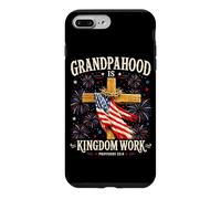 Grandpahoood is Kingdom Work Christian Father's Day Faith Case for iPhone 7 Plus/8 Plus