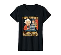 Grandparent Quiz Show Cookies Grandkids Repeat Humor T-Shirt