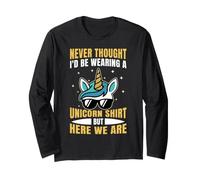 Grandparents Day Never Thought I'd Be Wearing A Unicorn Long Sleeve T-Shirt
