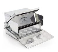 Grandpa's Feeders Durable & Pest Proof Metal Treadle Feeder, Feed 6 Chickens for 10 Days, Large Capacity No Spill & No Need for Constant Refill, Original Automatic Chicken Feeder Trusted for 30 Years